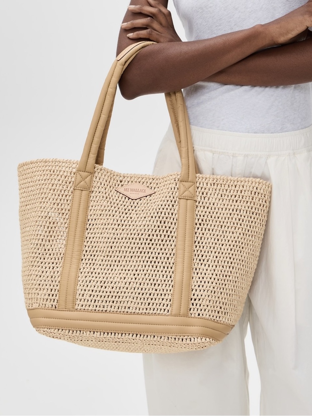 MZ Wallace Medium Crochet Tote